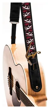 Kyser GUITAR STRAP - autumn k black