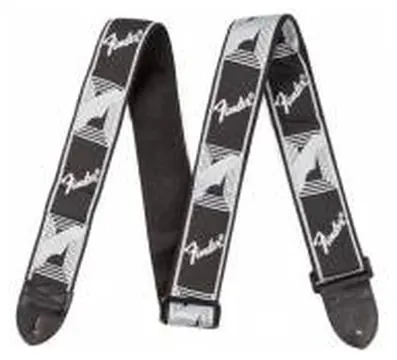 Fender Monogrammed Strap Black/Light Grey/Dark Grey