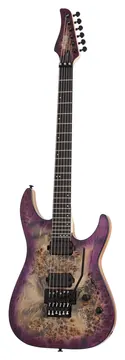 Schecter C-6 Pro Fr Aurora Burst