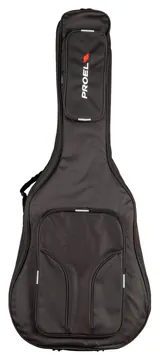 Proel BAG450A Borsa morbida x chitarra acustica robusta imbottitura 20 mm, Nero