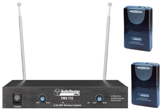 Audiodesign Pmv112BP 2 Body Pack con Microfono ad Archetto