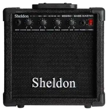 Sheldon Cubo para Contrabaixo Sheldon BSS150 Preto 15W RMS