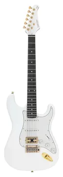Benson Brave Nine Strato HSS RW Satin White