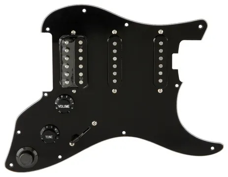 Mooer GTRS PG P800 BK bestücktes Pickguard für Intelligente Gitarren