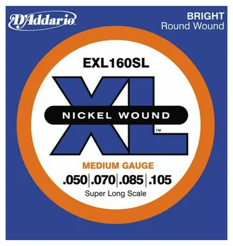 D'addario EXL160SL nickel wound super long scale 50-105
