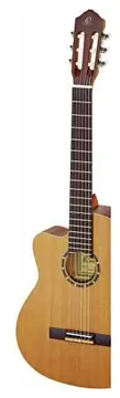 Ortega Rce131L Chitarra Classica Elettrificata Cutaway Mancina