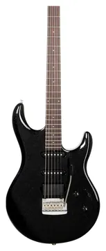 Music Man Luke 4 HSS Black Sparkle Rosewood Fingerboard