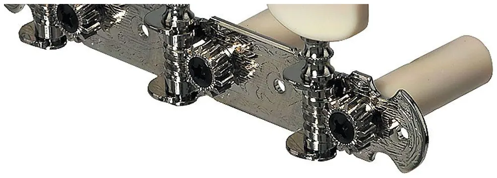 Konzertgitarre Nickel Tuning Machines