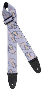 Ortega Gitarrengurt OSN-65SKCO Charcoal Skull