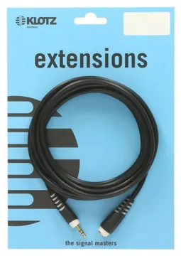 Klotz AS-EX10300 Câble Mini-Jack Stéréo/Mini-Jack Stéréo F. - 3M