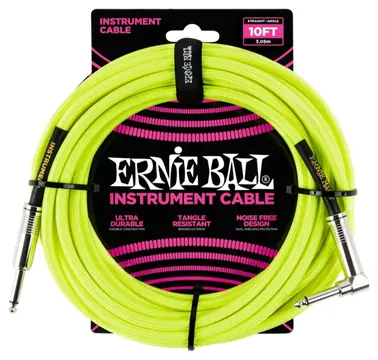 Ernie Ball -6080 Cavo Braided Neon Yellow 3,05 m