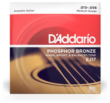 D'Addario EJ17 Acoustic Phosphor Bronze
