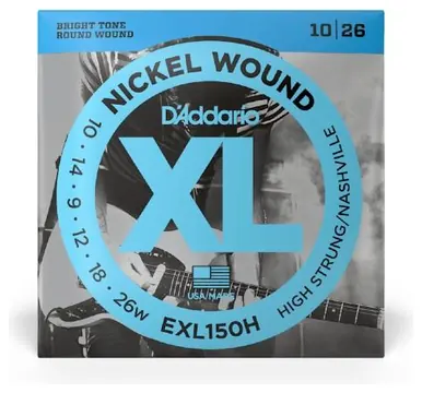 D'Addario DAddario EXL150H 10-26 High Strung / Nashville Set
