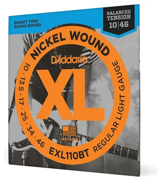 D'Addario EXL110BT Regular Light Balanced Tension Corde x Chitarra Elett. 10-46