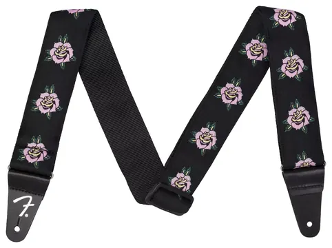 Fender Rose Strap Pink 2"
