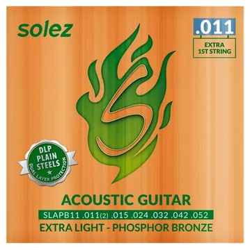 Solez Encordoamento Violao Solez SLAPB11 011 Bronze