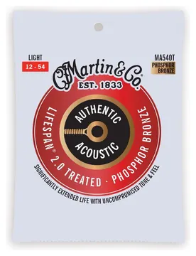 Martin MA540T Authentic Acoustic Strings Lifespan Light 0.12-0.54