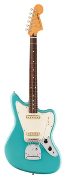 Fender Player II Jaguar Electric Guitar, RW FB, Aquatone Blue