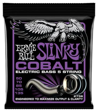 Ernie Ball 2738 Power Slinky Cob 5 Bass 50-135