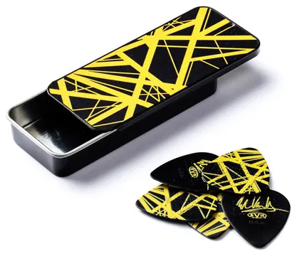 Dunlop EVH Yellow Stripe Pick Tin