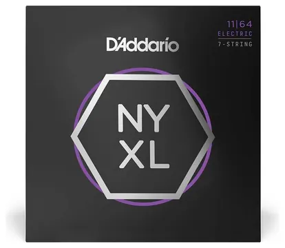 D'Addario NYXL1164 - NYXL 7-String Electric Nickel Wound | 011-064