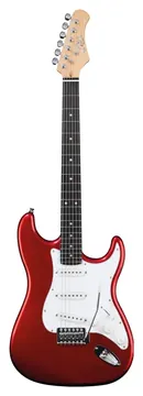 EKO S-300 Chitarra Elettrica Chrome Red