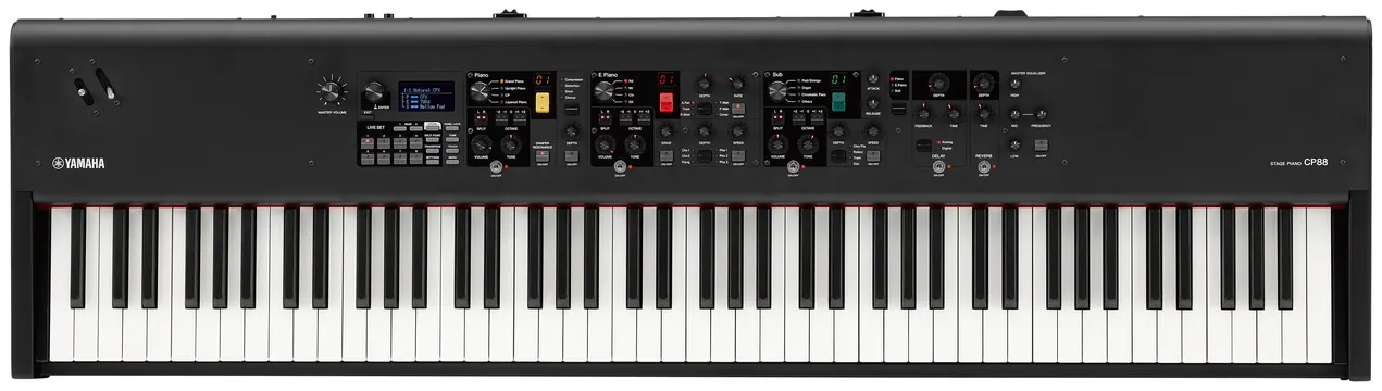 Yamaha CP88 Stage-Piano – 88 Tasten, NW-GH3-Holztastatur, USB Audio/MIDI