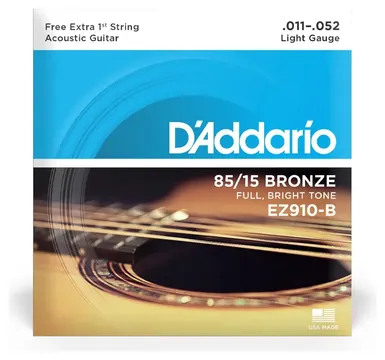 D'ADDARIO Encordoamento para Violão D'addario EZ-910 .011