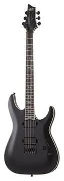Schecter C-1 Sls Evil Twin Satin Black