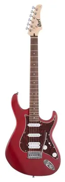 Cort E-Gitarre, G110, Open Pore Black Cherry