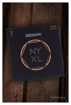 D'Addario Carbon Steel NYXL 10-46 3-Pack