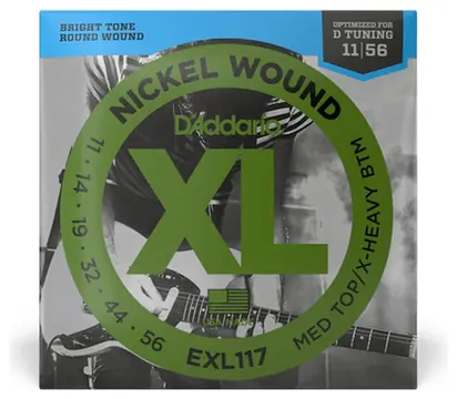 D'Addario EXL117 Nickel Wound 011-056