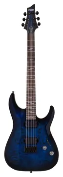 Schecter Omen Elite 6 See Thru Blue Burst E-Gitarre