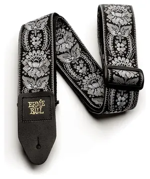 Ernie Ball 4150 Jacquard Gitaarband - Silver Orleans