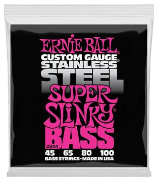 Ernie Ball Super Slinky Stainless Steel Bass 2844 .045-100
