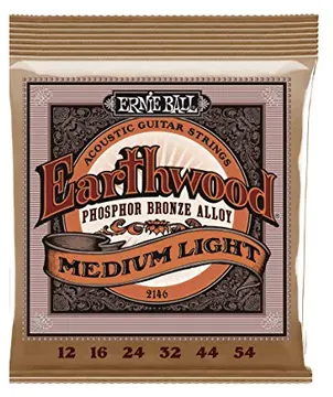Ernie Ball Earthwood Phosphor Bronze Acoustic Strings 12-54