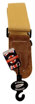 Levin 2" Webbing Guitar Strap in Cotton Beige (LS-G-W-200-COTTON-BEIGE)