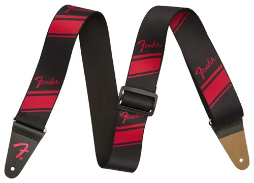 Fender Competition stripe strap ruby