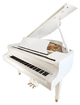 Piano de Cauda Ritmüller RS150 WH Superior Line Grand 3 Pedais Branco Polido