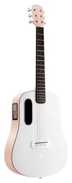 Lava Music Lava Me Play 36'' Lichtperzik-Frostwit - met Lite Bag