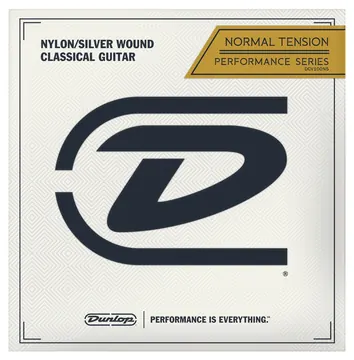 Jim Dunlop DCV100NS Nylon/Silver Classic Normal T. Saiten für Konzertgitarre (Schlaufe)