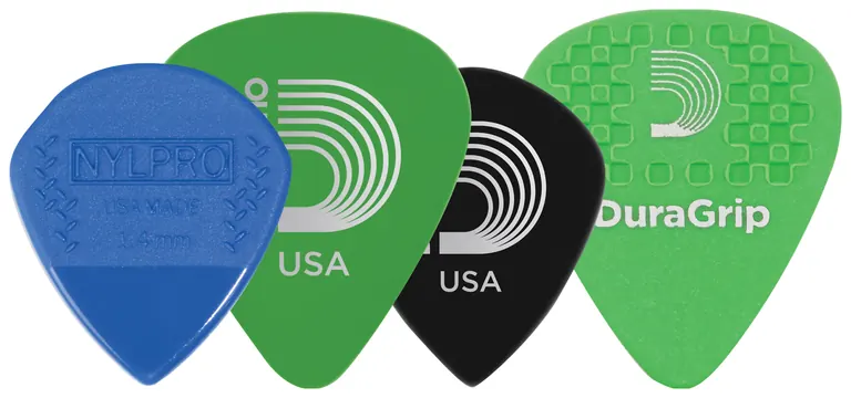 D'Addario Assorted Guitar Picks, 7-pack, Medium