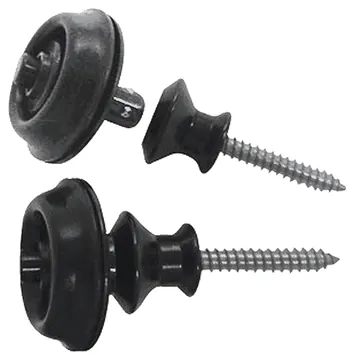 Dunlop SLS1033B Straplok Dual Design Zwart