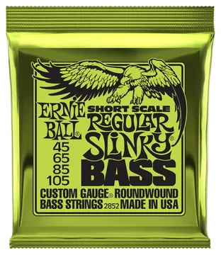 Ernie Ball 2852 Slinky Bass Regular 45-105 Nickel Wound. Saiten für 4-String E-Bass