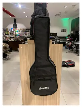 Duetto Capa Duetto Para Guitarra Extra Luxo Em Nylon 70 Preta