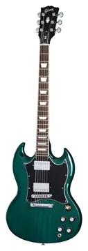 Gibson USA SG Standard Doorschijnend teal Modern