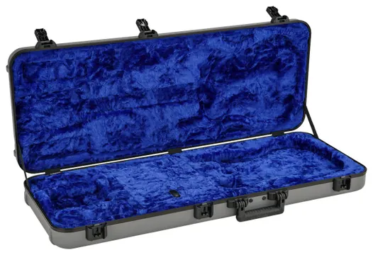 Fender Deluxe Molded Strat/Tele Case Silver/Blue