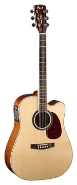Cort MR730FX Natural Satin Semi Akoestische Gitaar
