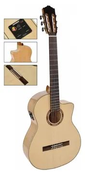 Salvador Cortez Chitarre Classiche Salvador Cortez Cs650E Chitarra Classica Elettrificata