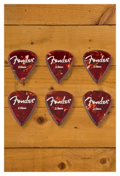 Fender Aero Acrylic Picks 2.0mm 6-Pack